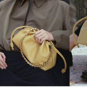 Loewe Medium Flamenco Bag in Sahara colour